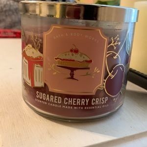 COPY - Bath & Body works sugared cherry crisp 3 wick new